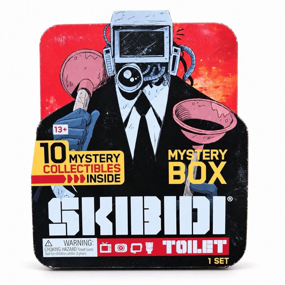 Skibidi Toilet Mystery Box 10 Collectibles Bonkers Toys New Sealed